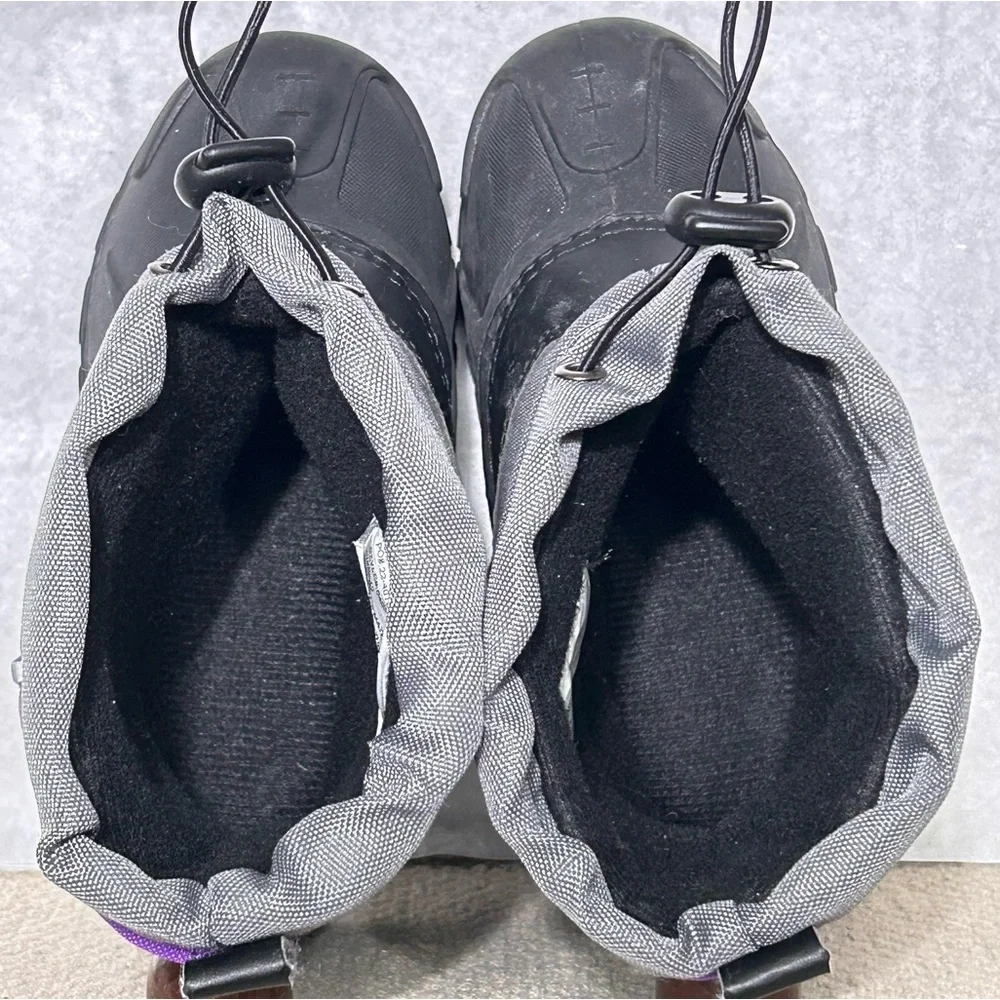 Itasca Cerebus Toddlers/Kids Grey/Purple Insulated Waterproof Winter Boots SZ 12